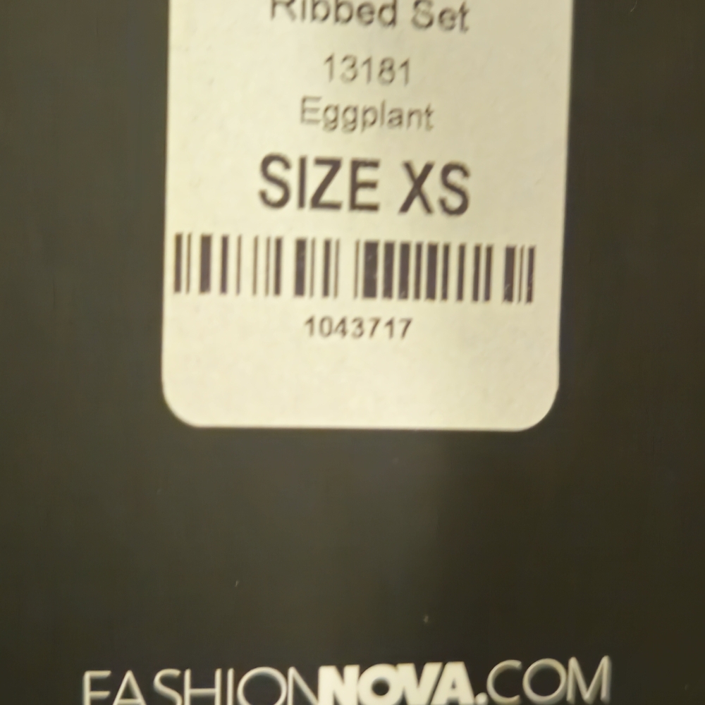 Purple Ribbed Long Sleeve Top - Picture 2 of 6